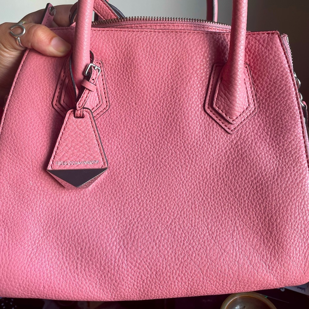 rebecca minkoff mini perry satchel - guava